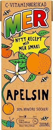 Mer 30 x 20cl Apelsin Tetra pak