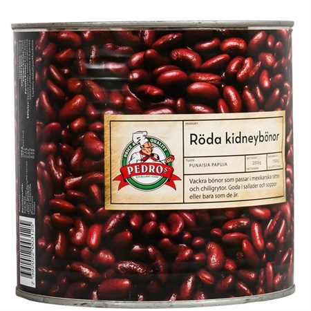 Röda kidney Bönor Konserv 2,5kg
