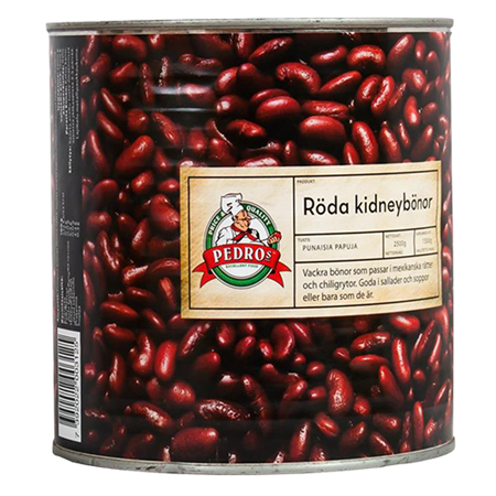 Röda kidney Bönor Konserv 2,5kg