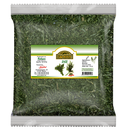 Torkade Dill 20 x 150g