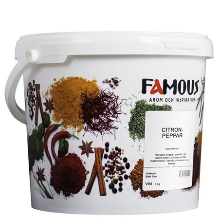 Citronpeppar 3kg