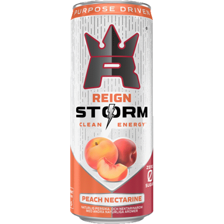 Reign Energy 12x355ml Peach