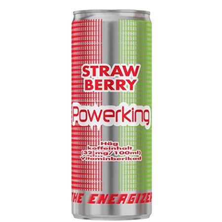 Powerking Jordgubb 24 x 250ml