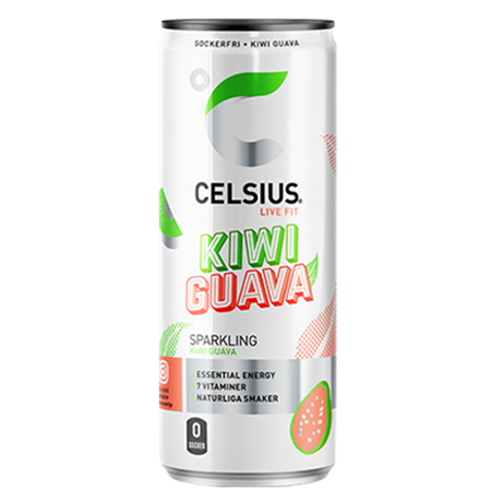 Celsius 24x355ml Kiwi Guava