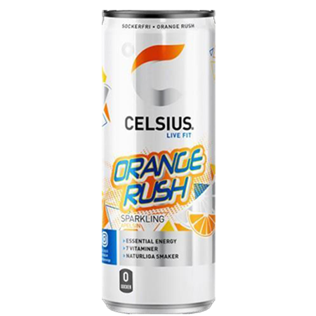 Celsius 24x355ml Orange Rush