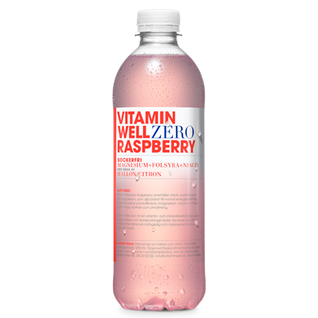 Vitamin Well Rasp. Zero 12 x 50cl