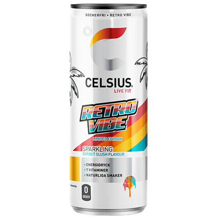 Celsius 24x355ml Retro Vibe