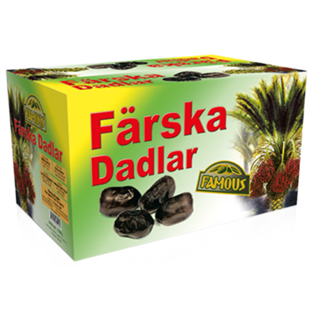 Färska Dadlar Famous 12 x 500g