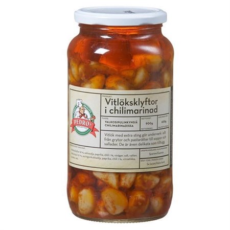 Vitlöksklyftor Chili 6 x 900g