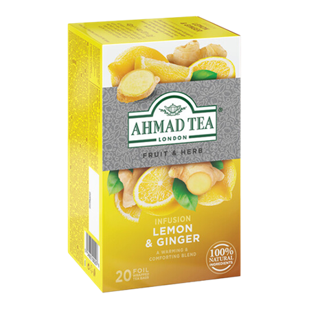 Te Ahmad Lyx Lemon&Ginger 6 x 40g